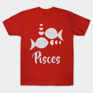 Pisces Feb 19 - March 20 - Water sign - Zodiac symbols T-Shirt